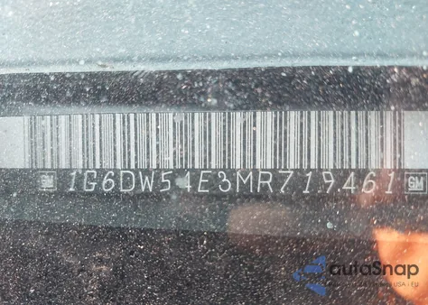 1991 Cadillac Brougham z USA, uszkodzony, nr VIN 1G6DW54E3MR719461